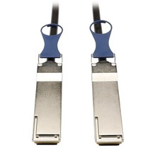 Tripp Lite QSFP+ to QSFP+ 40Gb 패시브 DAC 구리 인피니밴드 케이블 5M (16ft.) (N282-05M-BK), 2-meter