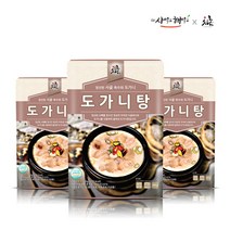 [차오름푸드] 초간단 원푸드 도가니탕 500g x 3개/ 500g x 5개 사먹고 해먹고 간편식, 도가니탕 500g x 3개, 1개