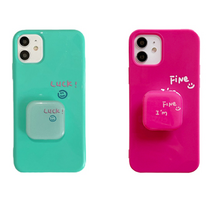 아이폰 아이폰12 아이폰12프로 유광 감성 컬러 레터링 사각 스마트톡 케이스 아이폰11 11프로 아이폰XS 8 7 XR SE2