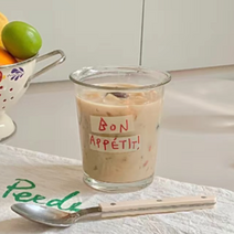 [해외직구]INMIND HOUSE 우유 디저트 주스 빙수 유리컵 커피컵 300ml
