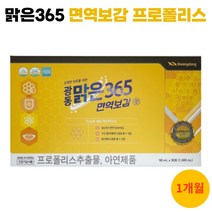 광동 맑은365 면역보감 면역력 구강향균 항산화 액상 프로폴리스 광동 면역보감365, 1박스, 50ml/30개