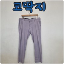 남01624 타미힐피거정품 춘추 잔체크 캐쥬얼면바지 중고/구제 코딱지구제