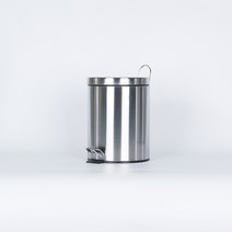 냄새안나는 스텐 페달 밀폐 종량제 쓰레기통 소형 미니 인테리어 휴지통 5리터, 스텐 페달 5리터