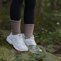 오가닉 울양말 엣지 브라운 코코아 몽골 양털 70% 등산 골프 겨울 스포츠 패션 장목 스마트