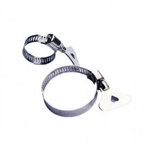 [25개] 나비 고정클램프 밴드 물호스밴드 스텐 반도 조이기, 내경21-38mm