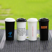 리유저블 아이스텀블러 판촉물 제작 빨대꼿이 냉온가능 소량제작 10개, 믹스화이트10개, 500ml