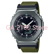 40대 메탈 다이버 오리지널 AAA 충격 2100 시계 스포츠 쿼츠 남성용 GM 합금 초박형 분리형 조립 LED 다