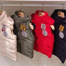 지프키즈 지프키즈 후드 탈부착 구스 패딩조끼 KJ4JPU610