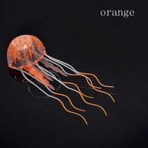 행운의 미니분수대 물레방아 인공폭포 물소리 실내정원만들기 공기 펌프 빛나는 효과 인공 해파리 물고기, 05 Orange_01 Dia. 5cm