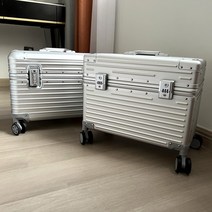 카메라 케이스 알루미늄 충격방지 저소음 하드캐리어, 21인치 매트 실버