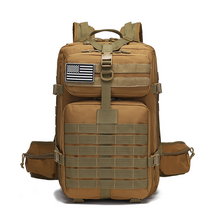 백팩 가방 등산배낭 캠핑용 직장인 대용량 45L 허리띠, 베이지