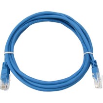 NETmate 넷메이트 NMC-U503BL CAT5E UTP 다이렉트 랜케이블 블루 3m 랜/광통신 장비-랜케이블/랜장비, 선택없음, 선택없음