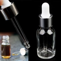스포이드 유리공병 15ml 에센스 앰플 오일 화장품소분, 20개
