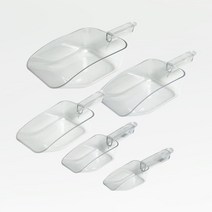 레스토 PC 얼음 스쿱 3호 투명 600ml 1개, 1500ml