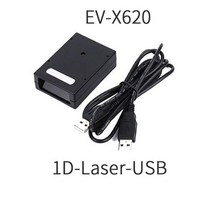 qr코드스캐너 택배 바코드 리더기 스캐너 Evawgib ev-x620 1d 레이저 바코드 스캐너 고정 모듈 임베디드 엔진 설치 재조립 usb ttl rs232 자동 유도, ev-x620-usb