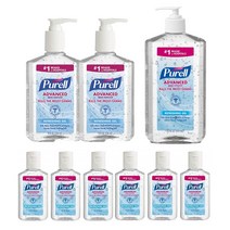 퓨렐 손소독제 내추럴 세니타이저 휴대용 30ml 펌프식 236ml, 1개