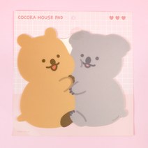 코코카 귀여운 쿼카 코알라 캐릭터 마우스패드2, A. 포옹