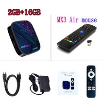 2023 Hako 프로 안드로이드 TV 박스 홈 스트리밍 미디어 플레이어 4K 셋톱 박스 Amlogic S905Y4 24G DDR4 이더넷 HDR 구글 인증, 31.Au 플러그  2G 16G MX3