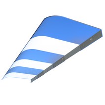 차면시설 아크릴 투명 지붕 차양 어닝 비막이 가림막, T 500X800 투명-상단 가장자리 설치)