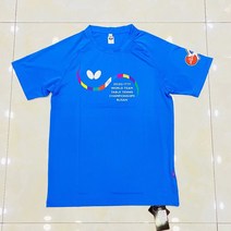 탁구복 남자 반팔 속건 상의 탁구티셔츠 세계탁구선수권대회 운동훈련복 828
