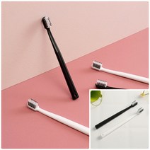 뉴리웹 대나무숯 미세모칫솔 4P 판촉물 칫솔 부드러운 미세모 칫솔 예쁜 칫솔