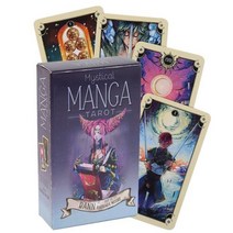 초보타로 예쁜 타로 카드책 le tarot 그림 키 보드 게임 오라클 점술 예언 카드 포커 선물, Mystical mange
