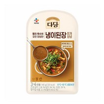 다담 냉이된장찌개 양념 140g 1개 냉장 3-4인용 6종 골라담기