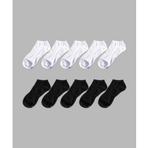 ILOGONGCHIL 10PACK 1507 모노 트라우져 스니커즈 삭스 스노우 화이트/블랙 10PACK 1507 MONO TROUSER SNEAKERS SOCKS snow whit