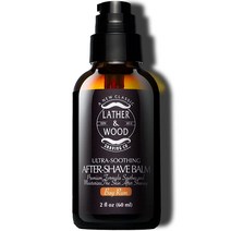 Lather Wood Shaving Co 에프터 셰이브 밤 베이 럼 USA 미국