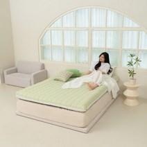 더릭스홈 9존 토퍼 매트리스 올리브그린 12cm SS (슈퍼싱글)