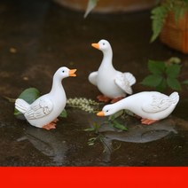 정원 꾸미기 조형물 소품 빈티지 마당 전원주택 가드닝 용품 장식 인형 조경, 12.물 마시기1+히히히1+날갯짓1(미디엄)