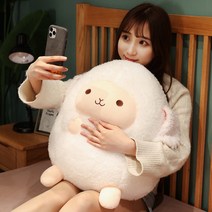 양인형 수면양 귀여운 양 초등학생 대형인형 애착인형 인형쿠션 아이 선물, 25cm, 양