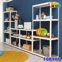Foryou126 지후 빅사이즈 앵글선반 7단 앵글 선반 철제 조립식, 화이트, 상세페이지 참조