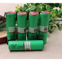 3.6v건전지 18650고방전 100% 오리지널 삼성 18650 2500mah 배터리 INR18650 25R 20A 충전식 배터리 + DIY 니켈, 3.7 볼트_4PCS