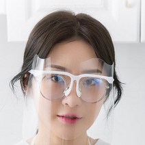 안면보호 마스크 보안경 페이스 쉴드 필름 안경 요리 실험 5P, 단품