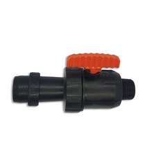 숫나사 분수 밸브 pe 농수관 수도관 부속 자재 관수자재, 숫나사분수밸브25mm