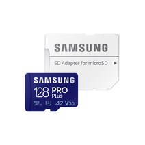 삼성전자정품 마이크로 SD카드 PRO PLUS 외장메모리카드 microSD, 128GB