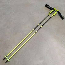 스키폴 풀카본 경기 소회전 스키 스틱 초경량 다양한길이 스키폴대, 형광그린, 110cm