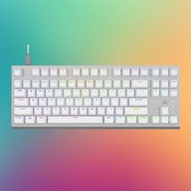 커세어 K60 RGB PRO TKL OPX 게이밍 기계식 키보드 화이트 영문, 단품, 단품