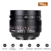 7장인 7artisans 렌즈 MF50mm F0.95 APSC 대형 조리개, GND Filter _소니 E-마운트 (FE)