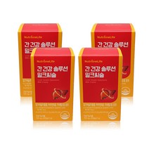 뉴트리원 간 건강 솔루션 밀크씨슬 4개월, 4박스, 700mg