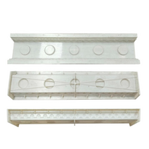 플라스틱 금형 콘크리트 프리 캐스트 난간 동자 난간 금형, hr02 l100xw18 h7.5cm