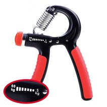 악력기 경찰 소방 5-60kg 강도조절 공무원 시험, 5~60kg강도조절 악력기(블랙)