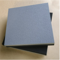 흡음 방음 방진 매트 250 x 250 x 36 mm, 블랙 그레이, 2개