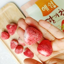동결건조 딸기칩 딸기말랭이 건조과일 건딸기, 1개
