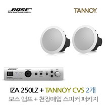 TANNOY 매장 카페 음향패키지 믹싱 앰프 IZA250LZ + 탄노이 CVS4 실링스피커 2개