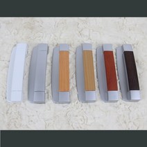 그립형 샤시 손잡이 발코니 핸들/영림/한화/하이샷시, 그립손잡이 월넛