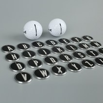 골프 이니셜볼마커 (단체주문 별도 제작 가능), 이니셜 E