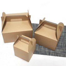 정사각 크라프트상자 / 선물포장 선물상자 포장박스 쿠키 마카롱상자 카페 답례품 타올상자 기프트상자, 정사각 크라프트 (1호)