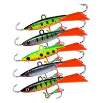 Goture-새로운 겨울 낚시 미끼 밸런서 얼음 지그 Wobblers 송어베이스 파이크 퍼치 잉어 빛나는, 70mm 14.5g-5pcs, CHINA, 70mm 14.5g-5pcs